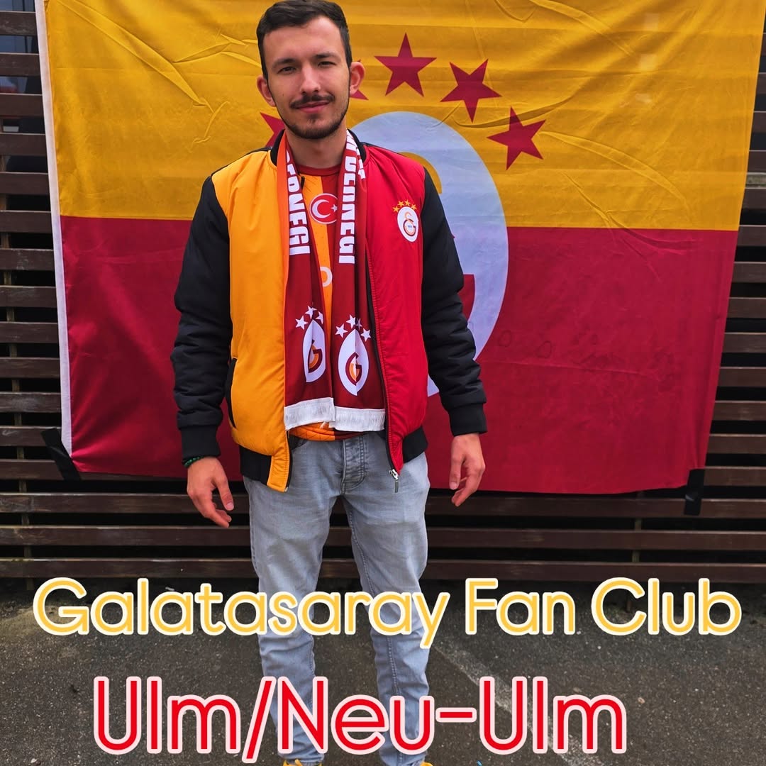 Fan mit Galatasaray Fahne